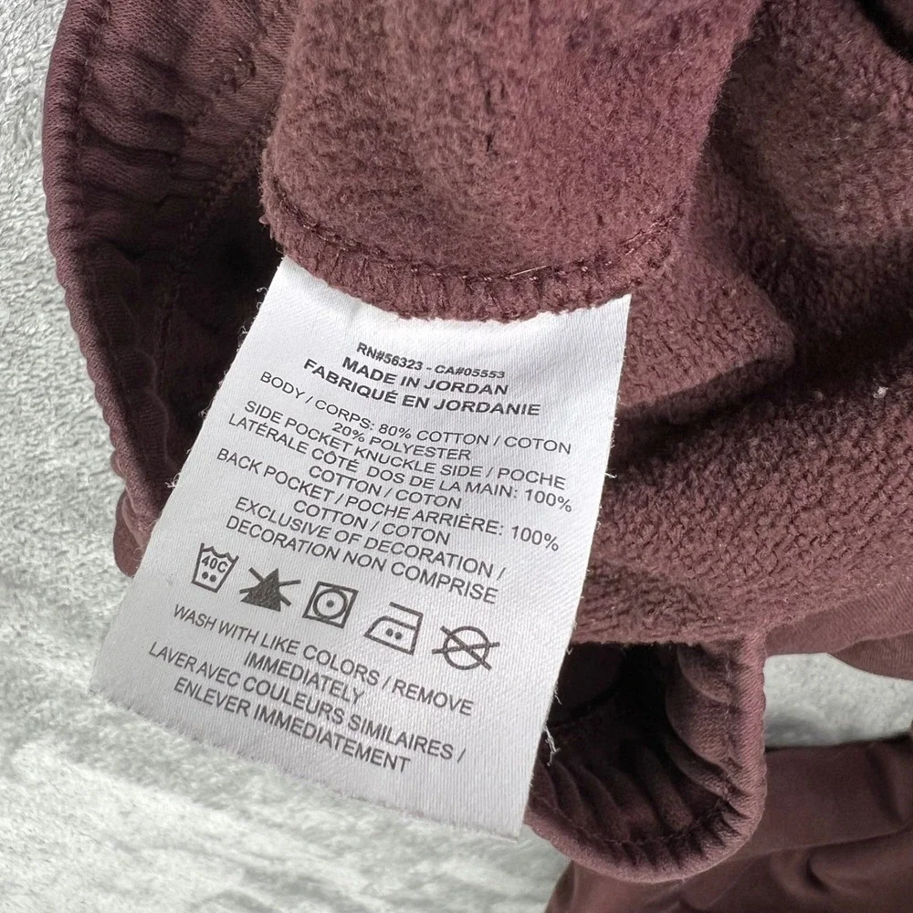 Nike Sportswear Club Fleece Joggers Womens Medium Maroon Solid Tapered Sweats